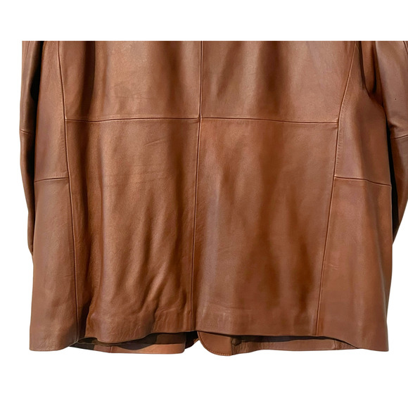 Stafford Tan Leather Jacket - Picture 11 of 13
